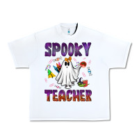 White spooky teacher Urban Heavy Tee - NancyCooperArtShop