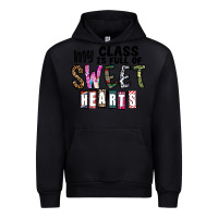 Black my class ısfull of sweet hearts Urban Hoodie - CowhideDigitalArt