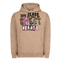 Pigment Burro my class ısfull of sweet hearts Urban Hoodie - CowhideDigitalArt