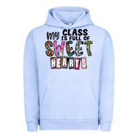 Pigment Grape Ice my class ısfull of sweet hearts Urban Hoodie - CowhideDigitalArt