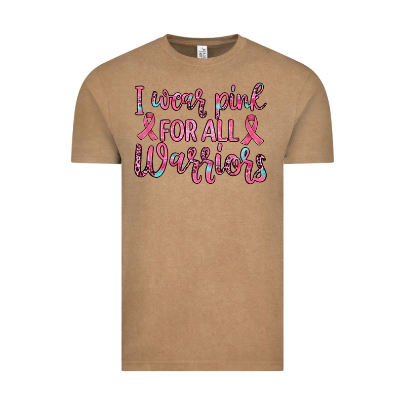 I Wear Pink For All Warriors Vintage Tee by JahusDesignShop | Teevron