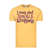 Vintage Mustard i wear pink for all warriors Vintage Tee - JahusDesignShop