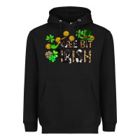 Black Wee bit o' Irish St. Patrick's Heavyweight Hoodie - CowGirlArtShop