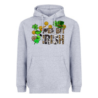 Heather Grey Wee bit o' Irish St. Patrick's Heavyweight Hoodie - CowGirlArtShop