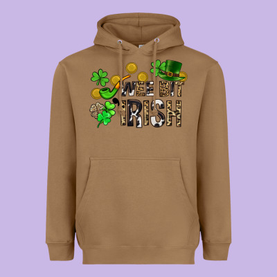 Wee Bit O' Irish St. Patrick's Heavyweight Hoodie Designed By Cowgirlartshop