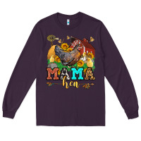 Plum mama hen Long Sleeve Tee - LillyAllenDesigns