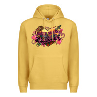 Antique Gold I don't smoke but he's got a lighter Premium Hoodie - HowdyJamesFarm