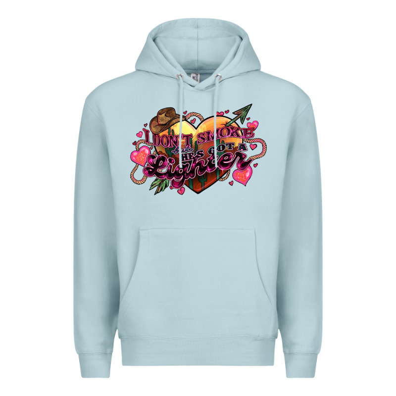 I Don't Smoke But He's Got A Lighter Premium Hoodie by HowdyJamesFarm | Teevron