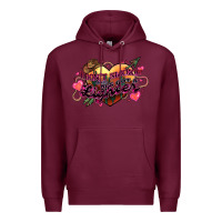 Burgundy I don't smoke but he's got a lighter Premium Hoodie - HowdyJamesFarm