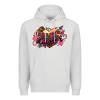 Dove Grey I don't smoke but he's got a lighter Premium Hoodie - HowdyJamesFarm