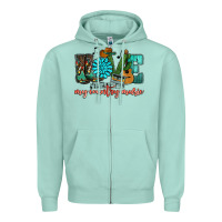 Seafoam Western love my country music Zipper Hoodie - HowdyJamesFarm