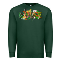 Sports Green St. Patrick's Day Nurse Premium Sweatshirt - CowGirlArtShop