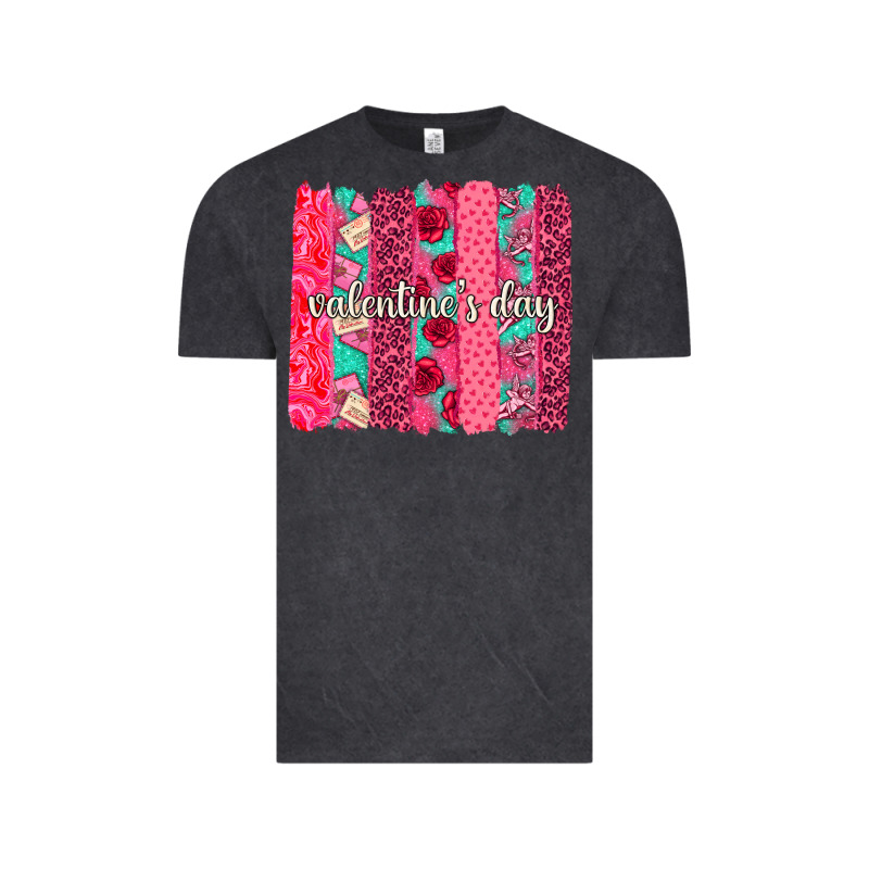 Valentines Day Brushstroke Background Brushstroke Vintage Tee by NancyCooperArtShop | Teevron