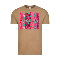 Vintage Coffee valentines day brushstroke background brushstroke Vintage Tee - NancyCooperArtShop