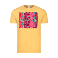 Vintage Mustard valentines day brushstroke background brushstroke Vintage Tee - NancyCooperArtShop