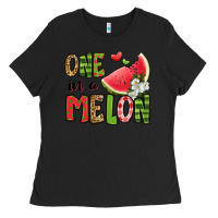 Black one in a melon watermelon Ladies Tee - Jasminsmagicworld