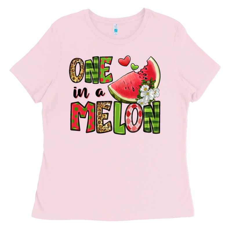 One In A Melon Watermelon Ladies Tee by Jasminsmagicworld | Teevron