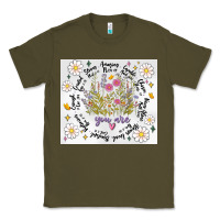 Army Green god says you are inflated Classic Tee - MaliasSmallBusiness