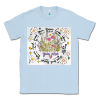 Dusty Blue god says you are inflated Classic Tee - MaliasSmallBusiness
