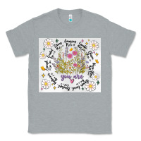 Heather Grey god says you are inflated Classic Tee - MaliasSmallBusiness