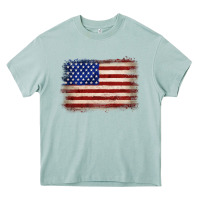 Arona American flag Heavy Core Tee - JahusDesignShop