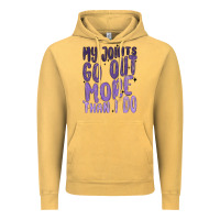 Vintage Mustard my joints go out more than ı do Vintage Hoodie - MaliasSmallBusiness