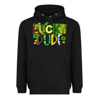 Black Lucky dude  St. Patrick's Day Heavyweight Hoodie - CowGirlArtShop
