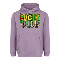 Lavender Lucky dude  St. Patrick's Day Heavyweight Hoodie - CowGirlArtShop