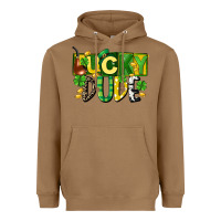Toasted Coconut Lucky dude  St. Patrick's Day Heavyweight Hoodie - CowGirlArtShop