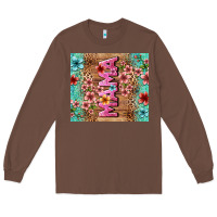 Chestnut floral mama Long Sleeve Tee - LillyAllenDesigns