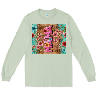Matcha floral mama Long Sleeve Tee - LillyAllenDesigns