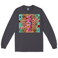 Smoke floral mama Long Sleeve Tee - LillyAllenDesigns