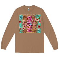 Toasted Coconut floral mama Long Sleeve Tee - LillyAllenDesigns