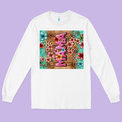 Floral Mama Long Sleeve Tee Designed By Lillyallendesigns