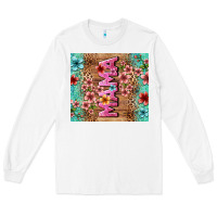 White floral mama Long Sleeve Tee - LillyAllenDesigns