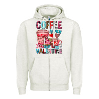 Oatmeal Heather Coffee is my Valentine Valentine's Day Zipper Hoodie - HowdyJamesFarm