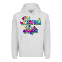 Dove Grey beach life Premium Hoodie - JahusDesignShop
