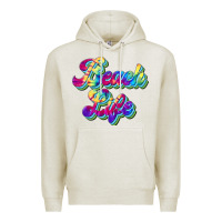 Oatmeal Heather beach life Premium Hoodie - JahusDesignShop