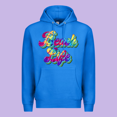 Beach Life Premium Hoodie Designed By Jahusdesignshop