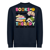 Navy books are cheaper than therapy and twice as effective Heavyweight Sweatshirt - Artiststas