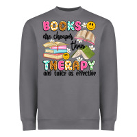 Storm books are cheaper than therapy and twice as effective Heavyweight Sweatshirt - Artiststas