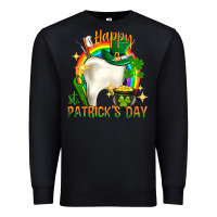 Black Happy Dentist St. Patrick's Day Premium Sweatshirt - HowdyJamesFarm