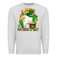 Dove Grey Happy Dentist St. Patrick's Day Premium Sweatshirt - HowdyJamesFarm
