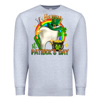 Heather Grey Happy Dentist St. Patrick's Day Premium Sweatshirt - HowdyJamesFarm
