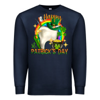 Navy Happy Dentist St. Patrick's Day Premium Sweatshirt - HowdyJamesFarm