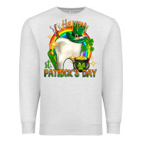 Oatmeal Heather Happy Dentist St. Patrick's Day Premium Sweatshirt - HowdyJamesFarm