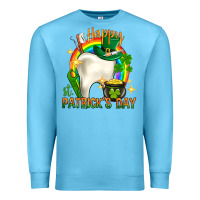 Ocean Blue Happy Dentist St. Patrick's Day Premium Sweatshirt - HowdyJamesFarm