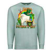 Seafoam Happy Dentist St. Patrick's Day Premium Sweatshirt - HowdyJamesFarm