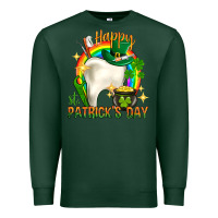 Sports Green Happy Dentist St. Patrick's Day Premium Sweatshirt - HowdyJamesFarm