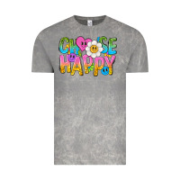 Cloud Rock choose happy with smile Vintage Tee - NancyCooperArtShop